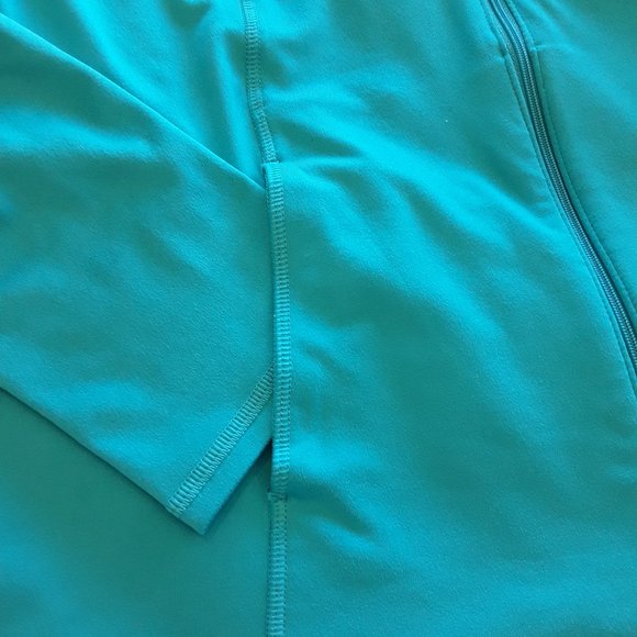 CHAMPION Aqua Full-Zip Yoga Exercise Jacket w/pockets - EUC! - Picture 4 of 5